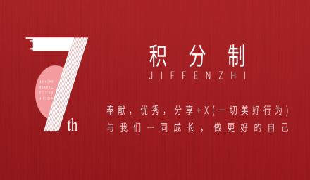 積分制7周年！來(lái)看看有哪些你想要的！